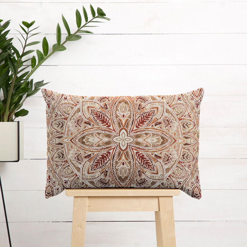 Decostof Gobelin delicate mandala – ecru/brons,  image number 6