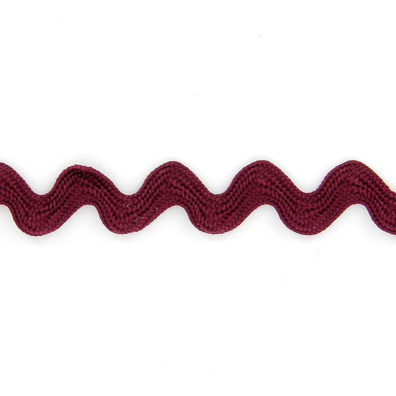 Gekartelde vlecht [12 mm] – bordeauxrood,  image number 2