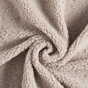 Bekledingsstof teddybont – donkerbeige, 