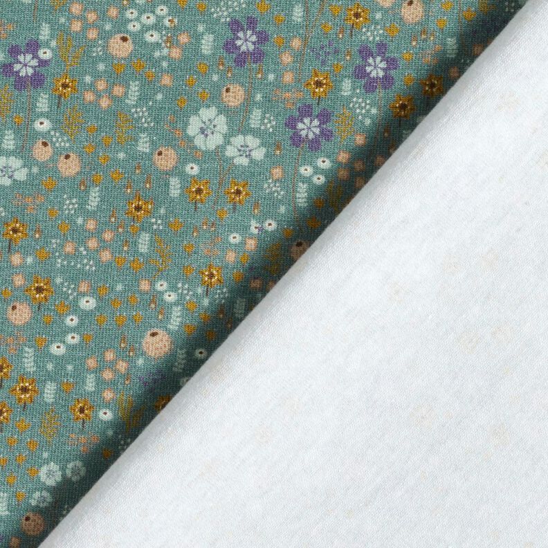 Katoenjersey Bosbloemenweide Digitaal printen &ndash; riet | Stofrestant 50cm,  image number 4