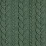 Jerseyjacquard cloqué kabelsteekpatroon – donkergroen,  thumbnail number 1