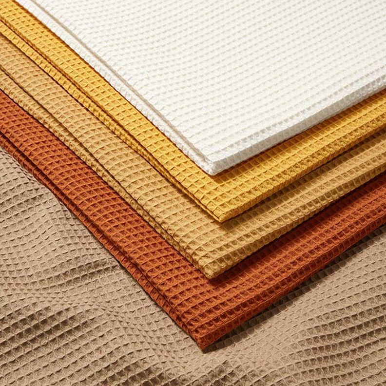 Wafelpiqué – beige,  image number 4