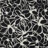 Katoensatijn Magnolia | Nerida Hansen – zwart/ecru,  thumbnail number 1