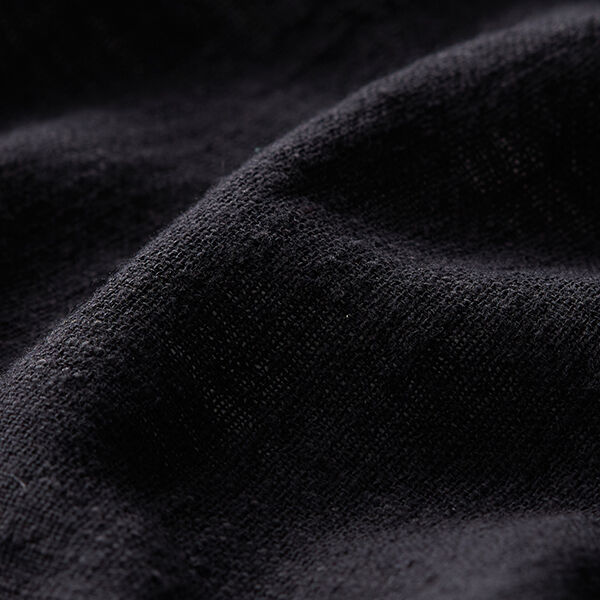 Katoenen stof Linnen look – zwart,  image number 2