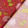 Viscosestof Paisley bloemen – karmijnrood/vuurrood,  thumbnail number 4