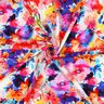 Viscosestof kleurrijke aquarel bloemen digitale print – intens roze/blauwlila,  thumbnail number 3