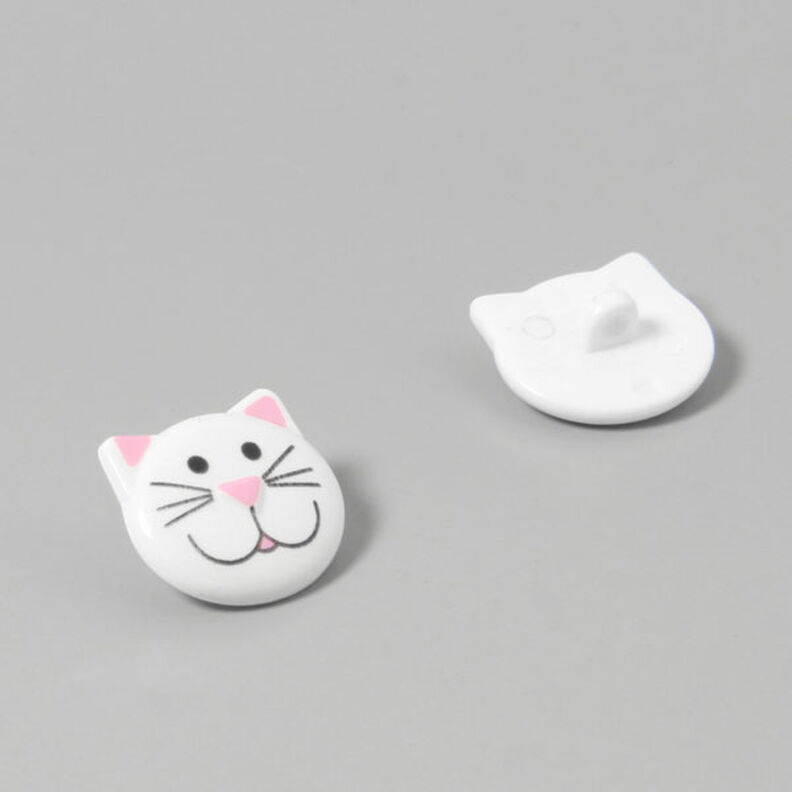 Kunststofknoop, Kattenkop 1,  image number 2