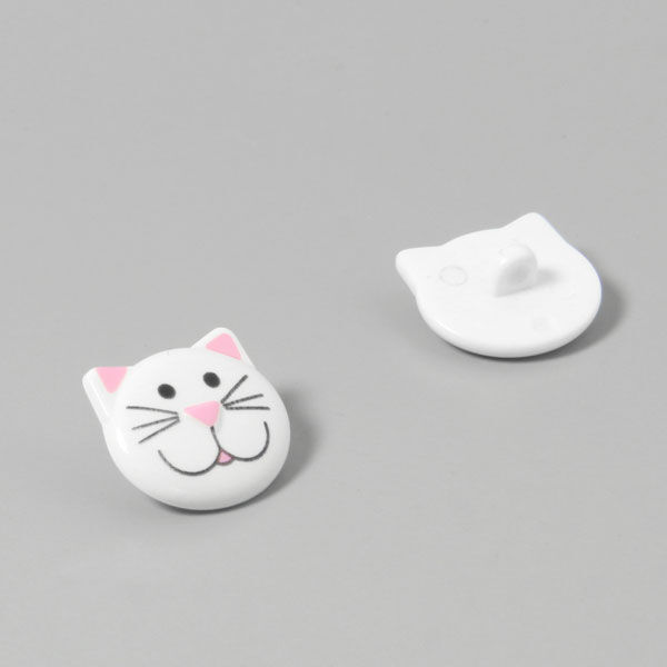 Kunststofknoop, Kattenkop 1,  image number 2