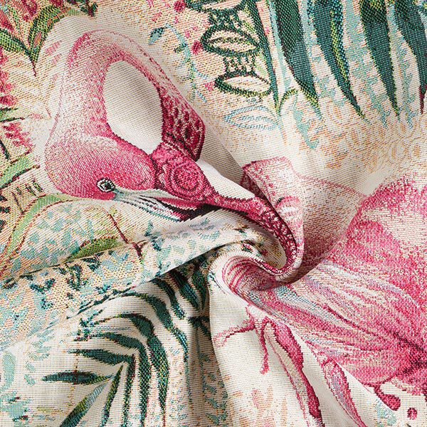 Decostof tapijtstuk Flamingo – beige/pink,  image number 3
