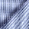 Overhemdenstof kleine driehoekjes – wit/marineblauw,  thumbnail number 4