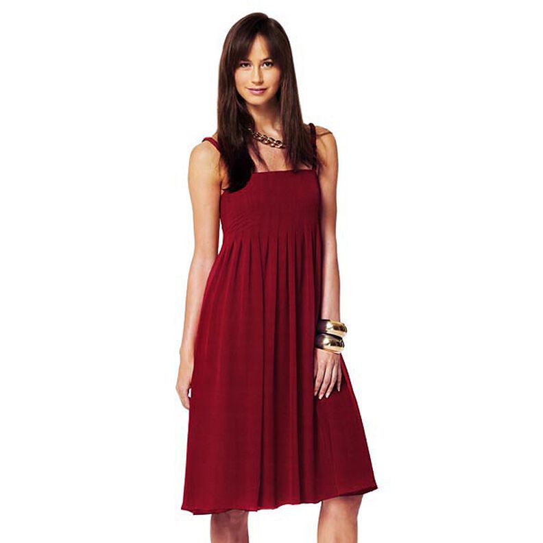 Viscose jersey medium – karmijnrood,  image number 4