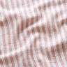 Mousseline/dubbel gehaakte stoffen Doubleface Strepen – oudroze/wit,  thumbnail number 2