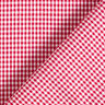 Katoenen stof Vichy ruit 0,2 cm – rood/wit,  thumbnail number 4