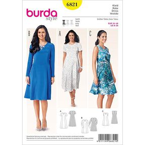 Jurk, Burda 6821, 