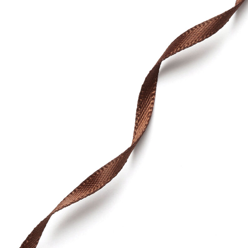 Satijnband [3 mm] – donkerbruin,  image number 3