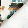 Decostof Half panama nostalgische huizen – ecru/beige,  thumbnail number 4