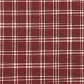 Decostof Half panama klassieke ruit – roodbruin/natuur, 