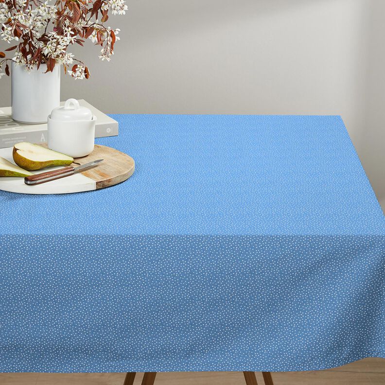 Katoenen stof Cretonne fijne stippen – blauw,  image number 8