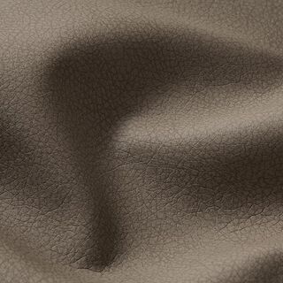 Bekledingsstof Imitatieleer fijn patroon – donkertaupe, 