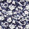 Viscosestof aquarel wilde rozen – marineblauw/ecru,  thumbnail number 1