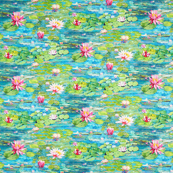 Decostof digitale print Monet – turkoois,  image number 1