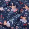 GOTS Katoenjersey Konijntjes feeën Digitaal printen – marineblauw,  thumbnail number 2