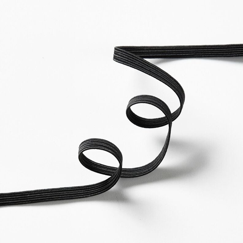 Elastiekband [10 m | 5 mm] – zwart,  image number 2