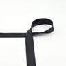 Katoen–Biasband Popeline [20 mm] – zwart,  thumbnail number 1