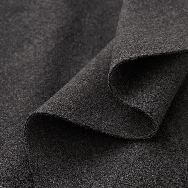 Mantelstof gerecycled polyester melange – anthraciet,  image number 3