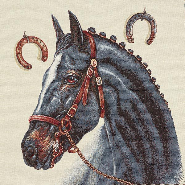 Decostof tapijtstuk Paard – beige,  image number 1