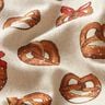 Decostof Half panama pretzels – bruin/natuur,  thumbnail number 2