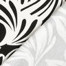 Viscosejersey Abstracte bloemen – zwart/ivoor,  thumbnail number 4