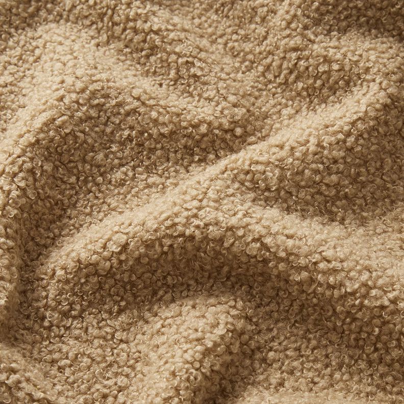 Bekledingsstof Teddy zacht – taupe,  image number 2