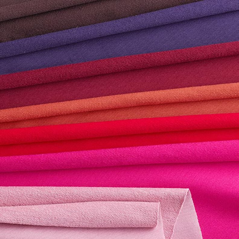 Lichte French Terry effen – petroleum,  image number 6