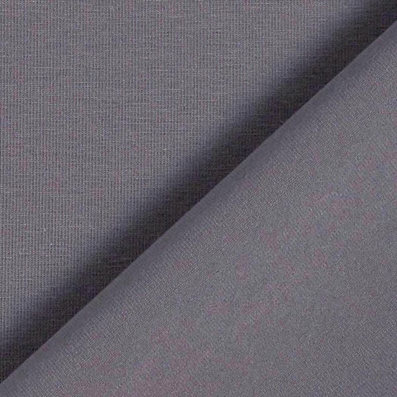 Katoenjersey medium effen – zwart blauw, image number 5