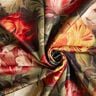Decoratiefluweel Pioenroos – kaki/donkerrood,  thumbnail number 4