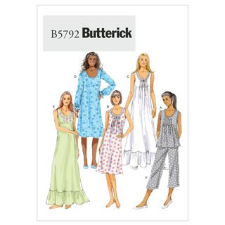 Nachtmode, Butterick 5792|42 - 50, 