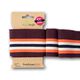 GOTS Boordstof CUFF ME COLLEGE [ 140 cm | 7 cm ] | Albstoffe – bordeauxrood/oranje,  thumbnail number 1