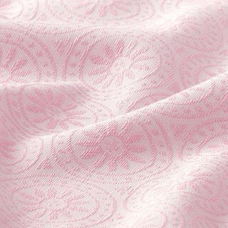 Outdoorstof Jacquard Cirkelvormige decoraties – roze/ecru, 