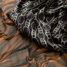 Chiffon glitter krijtstreep schakels – zwart/wit,  thumbnail number 5