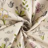Decostof Half panama Lentebloemen – natuur/roze,  thumbnail number 3