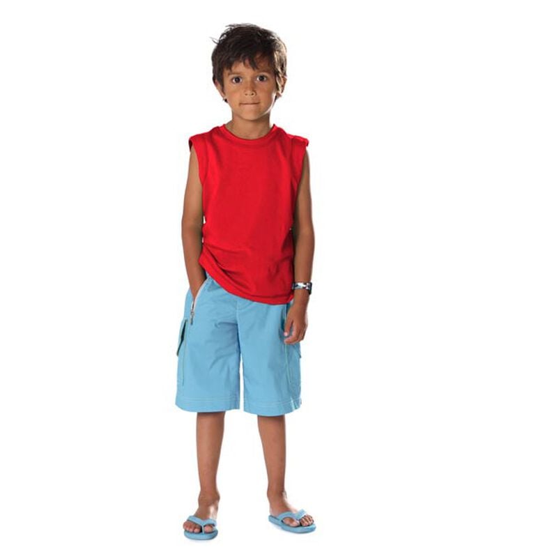 Viscose jersey medium – chili,  image number 6