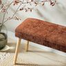 Bekledingsstof Chenille Effen – brons,  thumbnail number 6