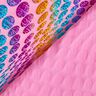 Foliejersey regenboogstippen – roze,  thumbnail number 4