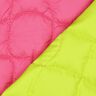 Doorgestikte stof golvende vierkanten – neon pink/neongroen,  thumbnail number 4