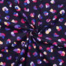 Babyrib kleurrijke luipaardvlekken | Poppy Fabrics – marineblauw,  thumbnail number 3