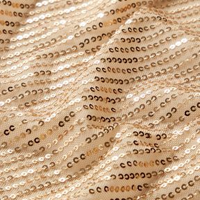 Paillettenstof verticale strepen – goud, 