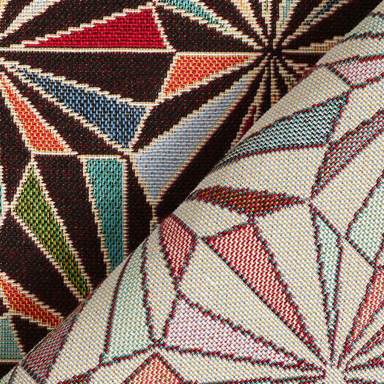 Decostof Gobelin Diamanten – zwart/groen, image number 4