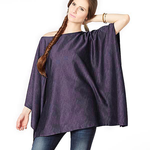 Taftstof crash – aubergine, image number 4