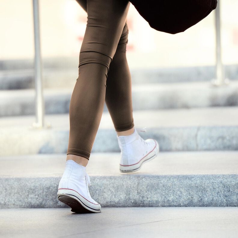 Imitatieleer met velours achterkant  – donkerbruin,  image number 7